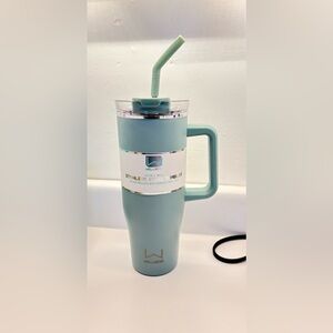 Stainless Steel Tumbler, Teal, Insulated, 40oz